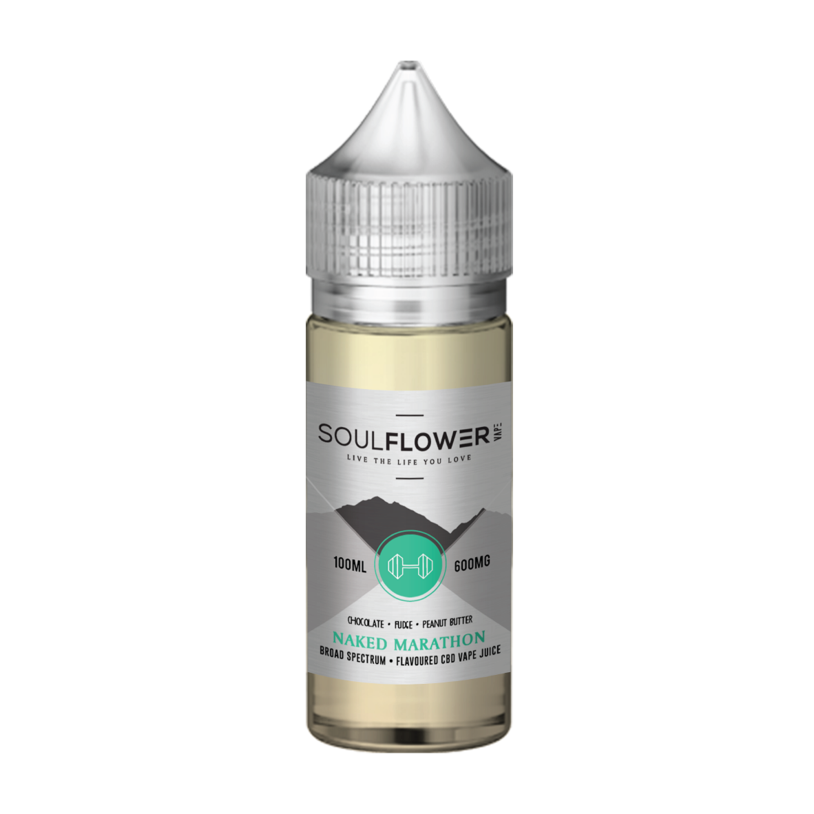 Naked Marathon | Soulflower | CBD Vape Juice | 600MG | 100ml