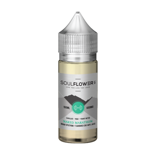 Naked Marathon | Soulflower | CBD Vape Juice | 600MG | 100ml