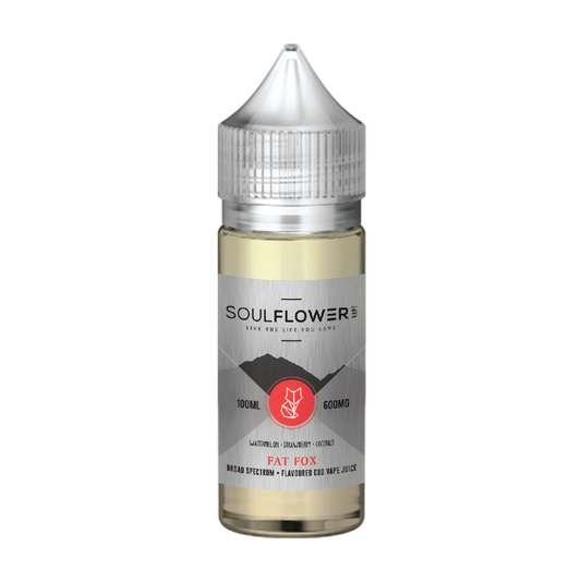 Fat Fox | Soulflower | CBD Vape Juice | 600MG | 100ml