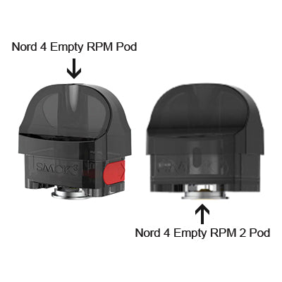 SMOK Nord 4 Replacement Pod Cartridge (No Coil) The Vape Studio SMOK Nord 4 Replacement Pod Cartridge (No Coil) The Vape Studio