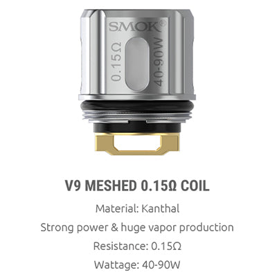 SMOK TFV9 Mesh Coils | 0.15 ohm