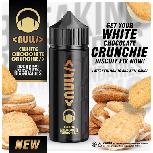 <NULL/> White Chocolate Crunchie | 120ml