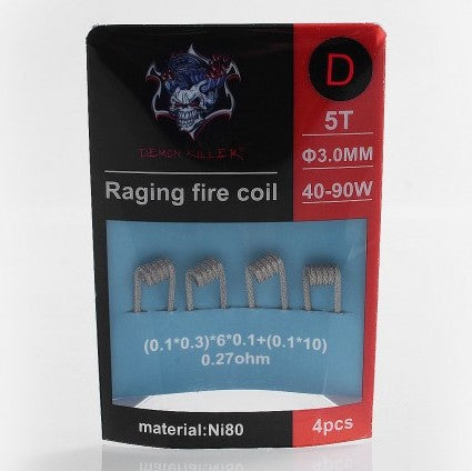 DEMON KILLER Raging Fire Coil Ni80 | 0.27ohm | 4pcs