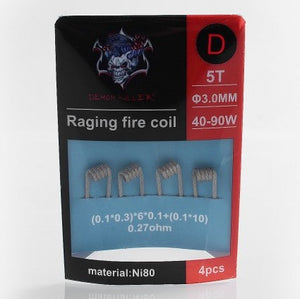 DEMON KILLER Raging Fire Coil Ni80 | 0.27ohm | 4pcs