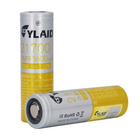 Cylaid 21700 - 3600mah 30A Battery - 21700 Rechargeable Battery
