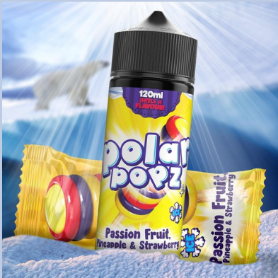 Polar Popz - Passion Fruit, Pinapple & Strawberry | 120ml