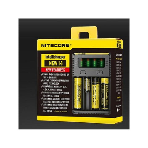 NiteCore Intellicharger New i4 - Four Bay Battery Charger