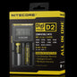 NiteCore D2 Digi Charger - Two Bay Battery Charger