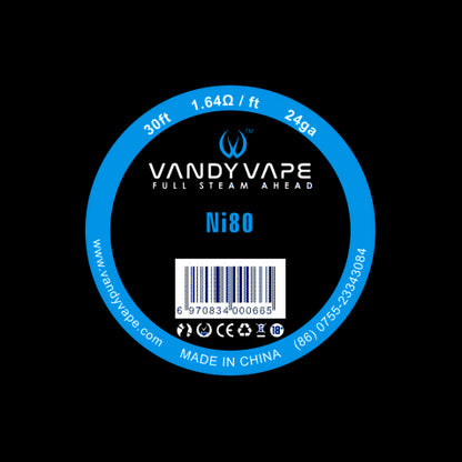 Vandy Vape NI80  30ft Round wire spool