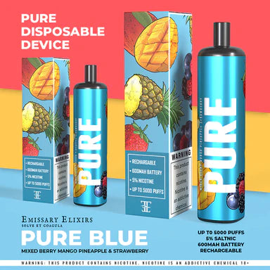 Pure Bar Disposable | 5000 Puffs | 5% Nic Salt