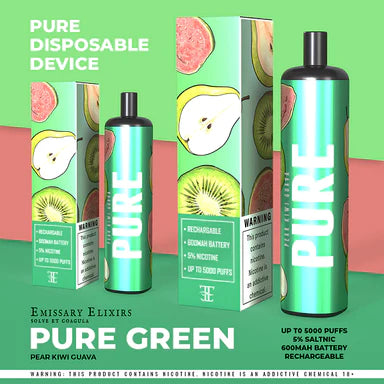 Pure Bar Disposable | 5000 Puffs | 5% Nic Salt